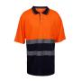 Aoke ST03 Black Bottom Polo Safety Shirt