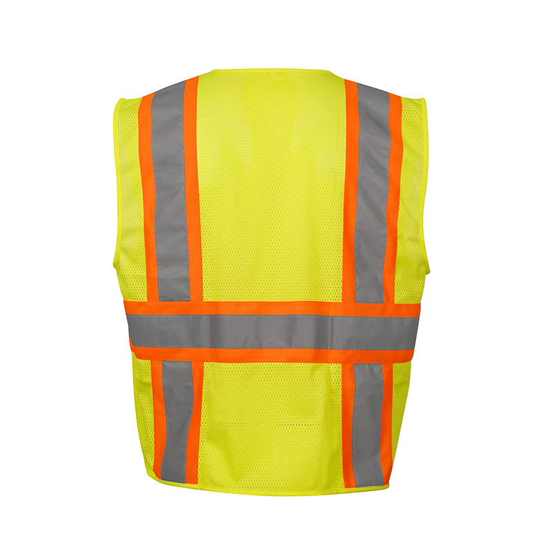 SV 002 ANSI/ISEA 107-2020 Class 2 Type R Compliant Mesh Surveyor Safety Vest