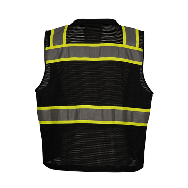 SV 003 Class 2 Heavy Duty Surveyor Safety Vest with Zipper