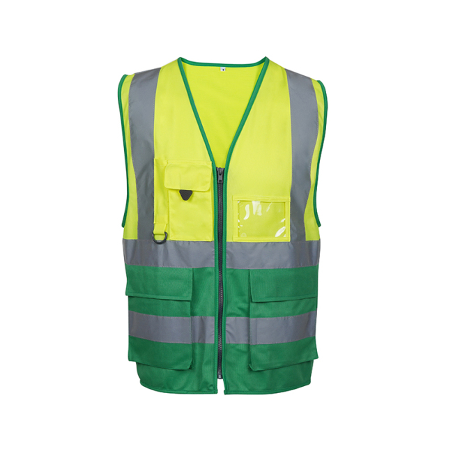 Aoke SV009, Economy Green Bottom Class 2, 2-Tone Reflective Vest