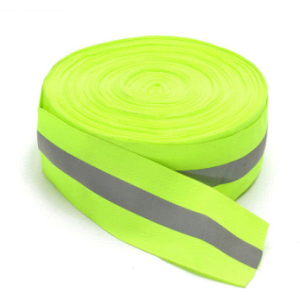 High visibility reflective tape elastic band for garment reflective material