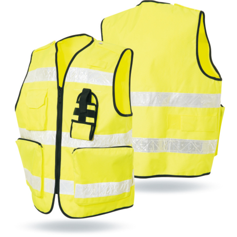 Wholesale multi pockets Custom Cheap Hi Vis safety jacket Reflective Vest