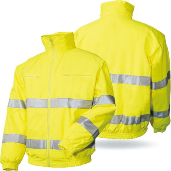 LX923 Orange Short Long Sleeve Hi Vis Waterproof Mens Jacket
