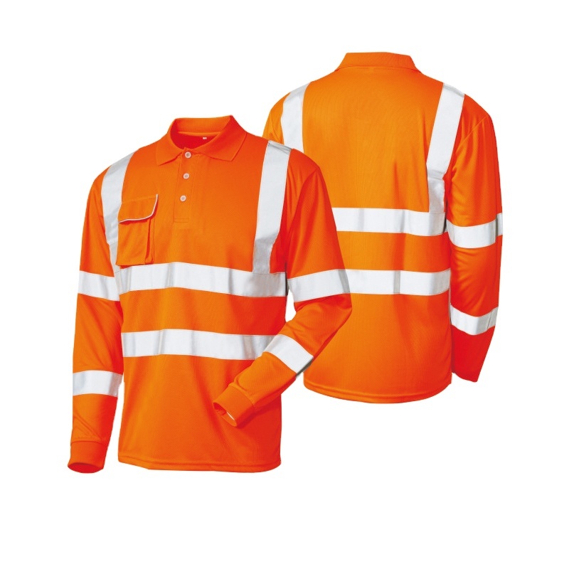 Hi Vis Anti Static Flame Retardant Reflective Safety Polo Shirt