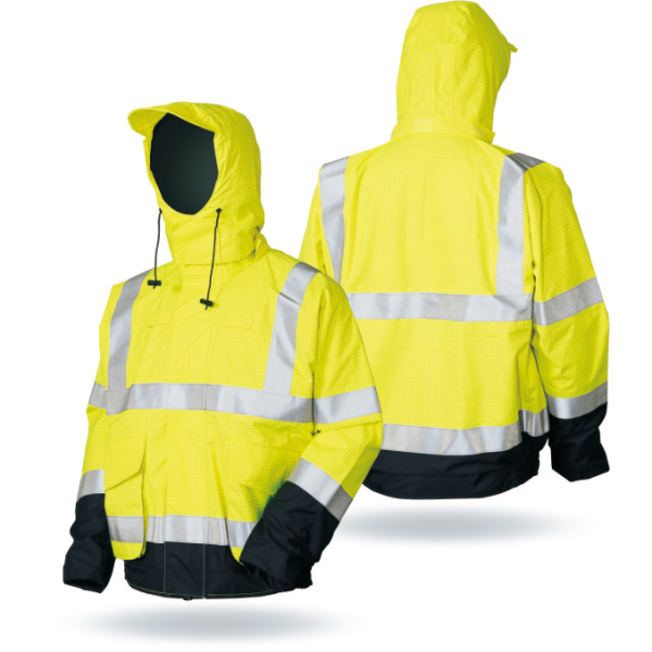 Winter Safety wear garment reflective running workwear fluorescent jacket