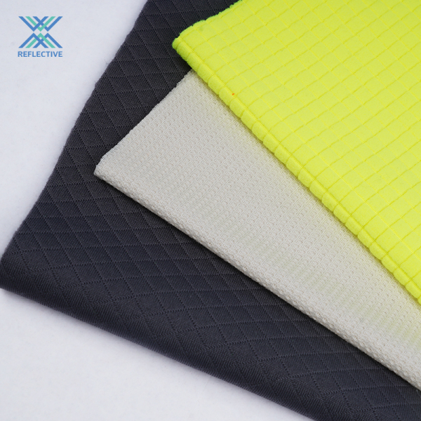LX Wholesale All Kinds Of Functional Fabric High Visibility Polyester Anti-static Jersey Fluorescent Knit Fabric