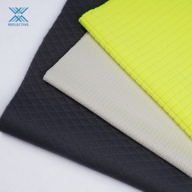 LX Wholesale All Kinds Of Functional Fabric High Visibility Polyester Anti-static Jersey Fluorescent Knit Fabric