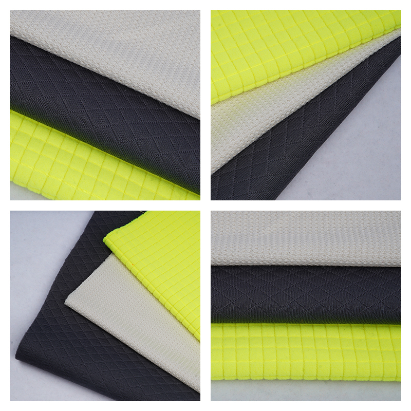 LX Wholesale All Kinds Of Functional Fabric High Visibility Polyester Anti-static Jersey Fluorescent Knit Fabric