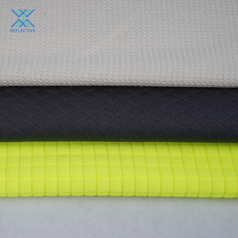 LX Wholesale All Kinds Of Functional Fabric High Visibility Polyester Anti-static Jersey Fluorescent Knit Fabric