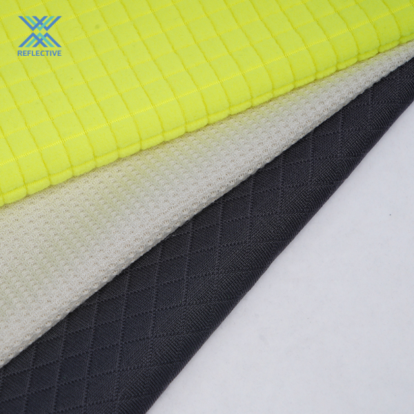 LX Wholesale All Kinds Of Functional Fabric High Visibility Polyester Anti-static Jersey Fluorescent Knit Fabric