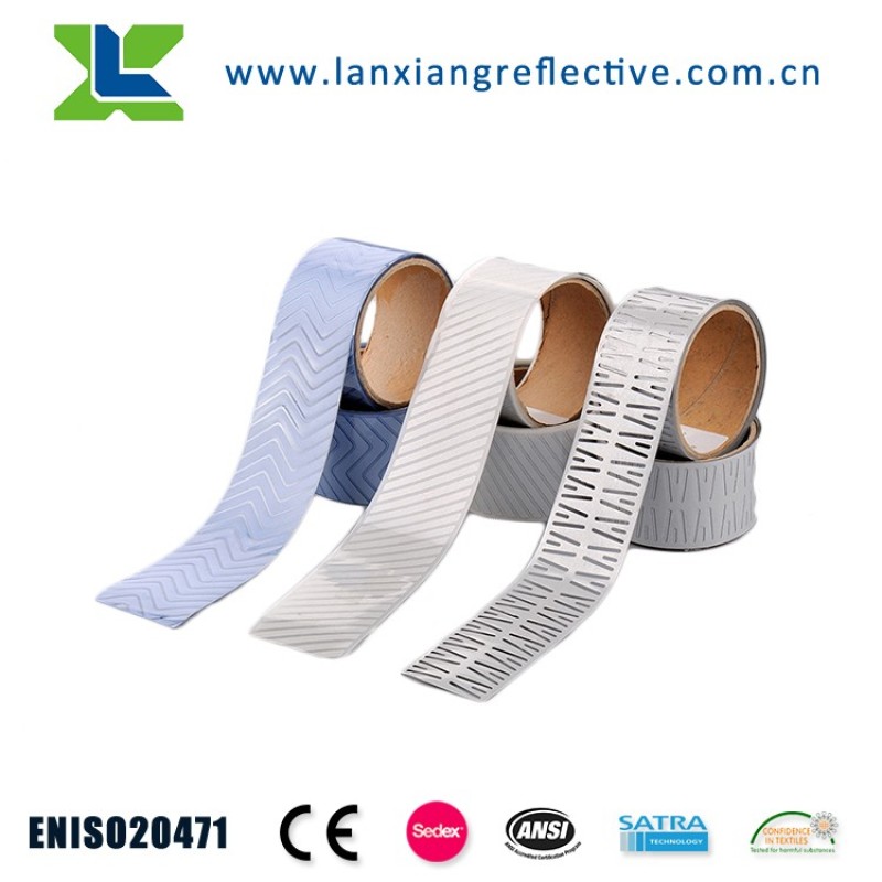 Silver Heat Reflective Transfer Film Iron on Tape for Safety Garments