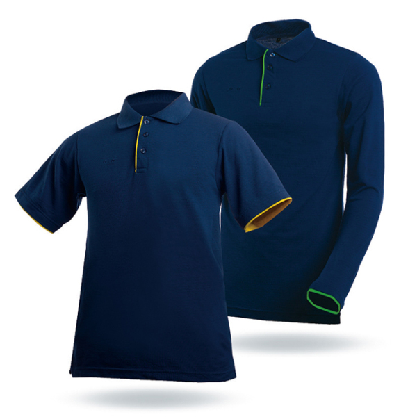 Safety  workwear  safety  shirt  single  jersey and bird eye fabric design  polo  shirt