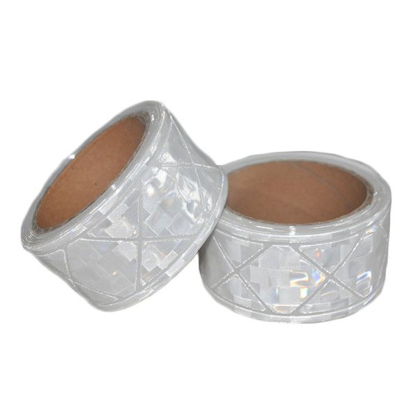 High Gloss Prismatic PVC Reflective Tape for Safety Clothing