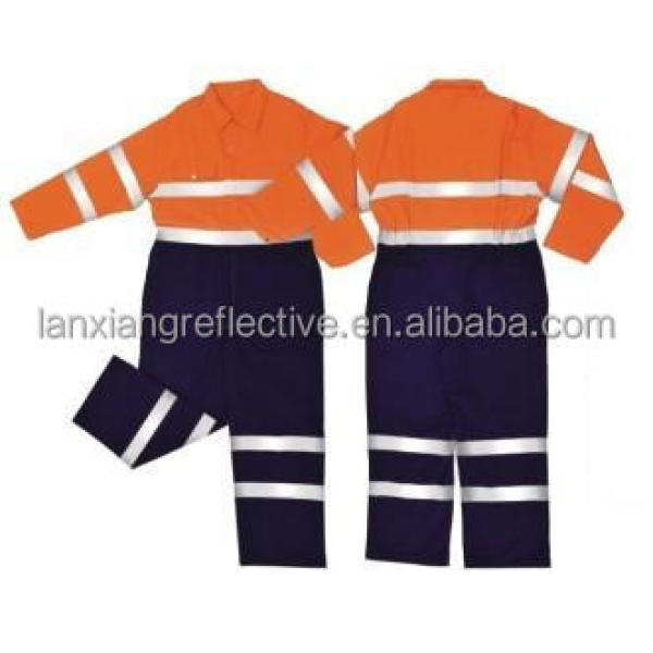 High reflective workwear and work Shorts Personalized work suits Cotton Coverall with reflective tape