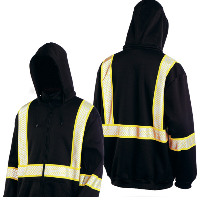 New High Visibility Warning Security Working Winter Construction Safety sweatshirt hoodie