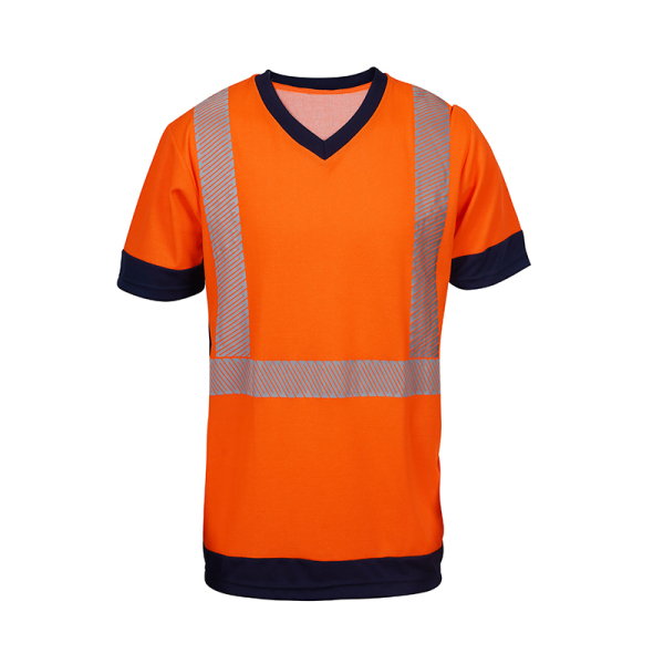 LX Wholesale Static Collar Safety Polo Protection Workwear Road Safety Shirt With Reflective Piping