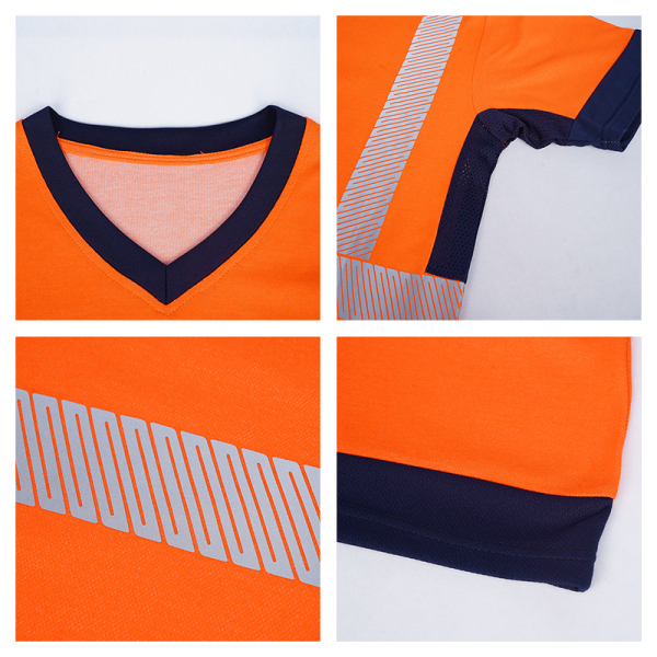 LX Wholesale Static Collar Safety Polo Protection Workwear Road Safety Shirt With Reflective Piping