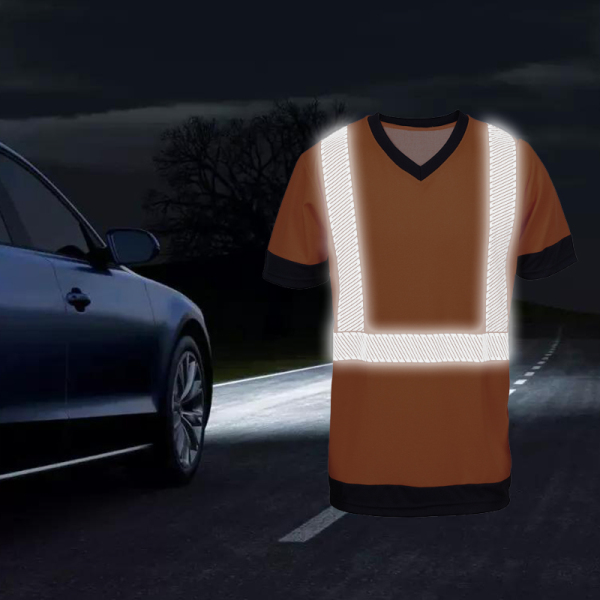 LX Wholesale Static Collar Safety Polo Protection Workwear Road Safety Shirt With Reflective Piping