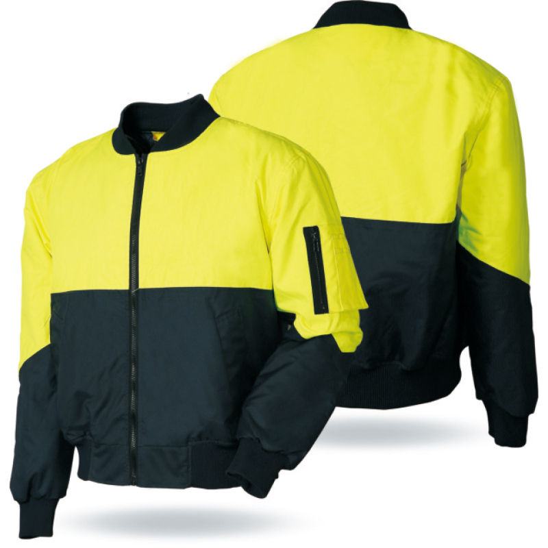Winter Bomber Security Waterproof High Visibility Reflective Safety Jackets for Mens