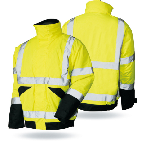 Winter Bomber Security Waterproof High Visibility Reflective Safety Jackets for Mens