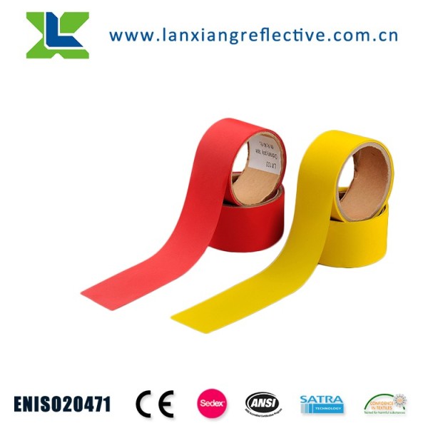 LX101 Cheap Ordinary colorized reflective polyester tape for clothing