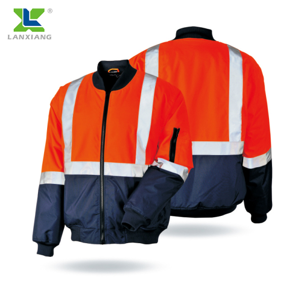 Pvc raincoat suits wholesale cheap raingear waterproof safety PU raincoat for worker reflective road rain wear