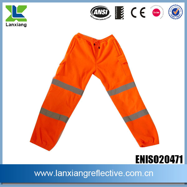 high quality visibility reflective jogger safety pants warn hi viz yellow
