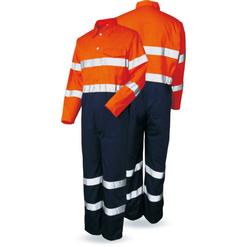 High visibility waterproof safety custom construction ultima coverall overalls uniform workwear