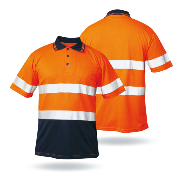 Traffic Safety Reflective Sleeved LX712 Poly T-shirt