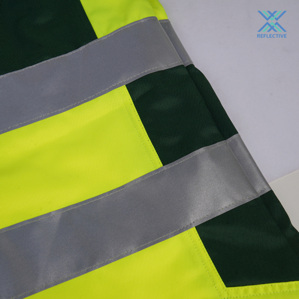 High visibility reflective safety workwear  shirt