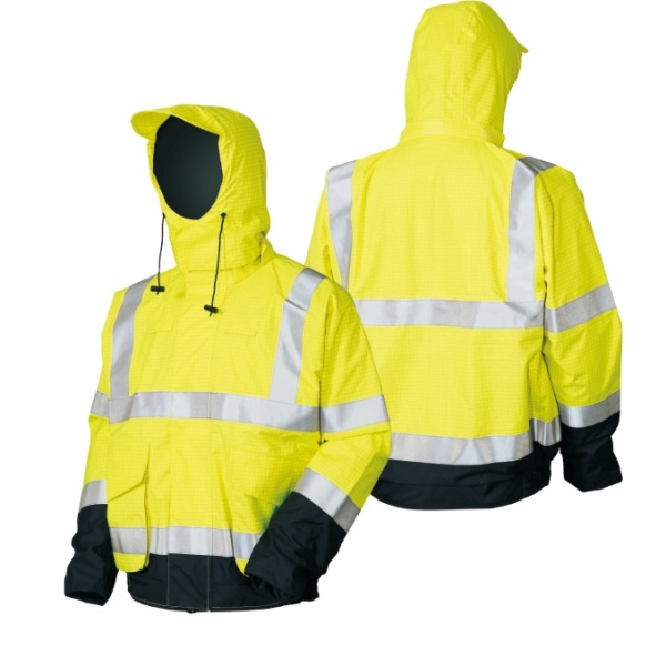 100% Polyester Lightweight Safety Wholesale Waterproof High Visibility Reflective Mens Bomber Jacket
