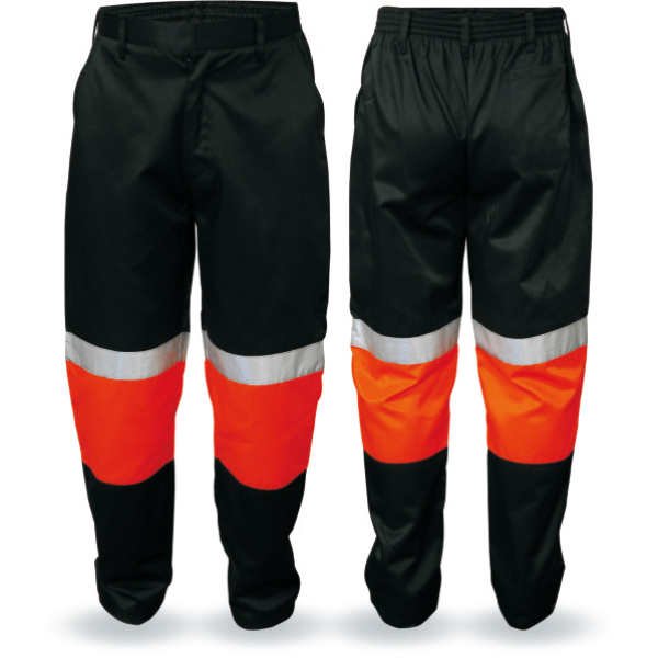 LX949-New products cheap safety trousers used hi-vis reflective tape work pants