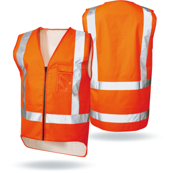 Wholesale high visibility sleeveless bike or running  yellow for man safety vest
