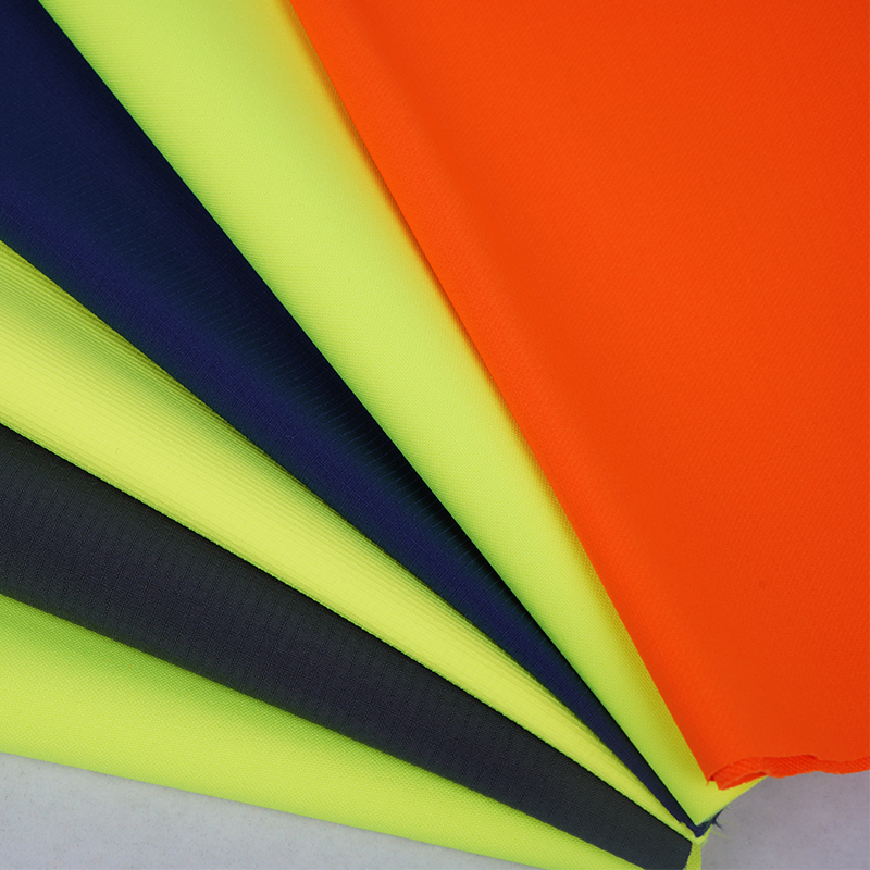 LX Wholesale All Kinds Of Functional Fabric EN20471 100%  Polyester High Visibility Comfortable  Knitted Fabric