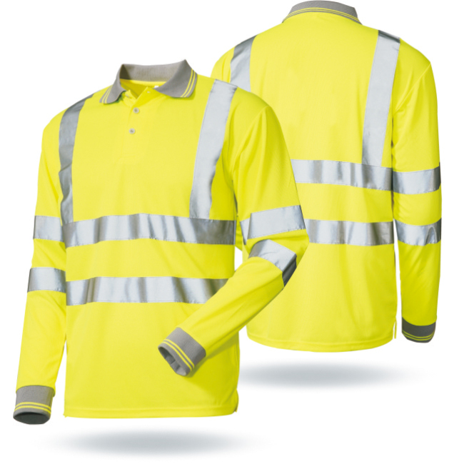 Hi vis polo shirt cheap safety reflective t-shirt hi vis work shirt reflective clothing safety polo shirt