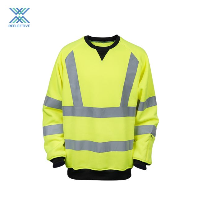 High vis reflective fleece