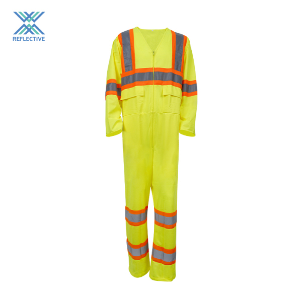 Hi Vis Traffic Safety Coverall