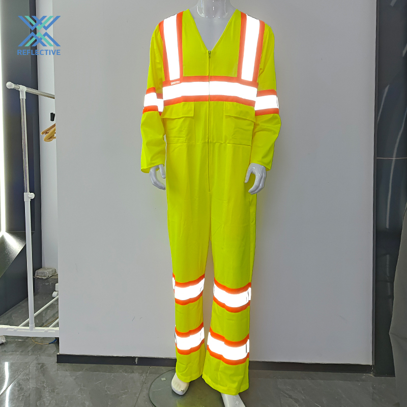 Hi Vis Traffic Safety Coverall