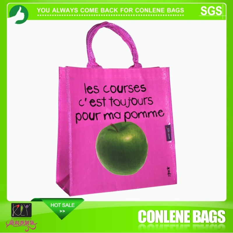 Hot salecustom cheap durable eco laminated nonwoven tote bolsas