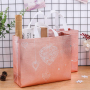 Перерабатывайте Экологичный многоразовый шопинг из розового золота из нетканого материала Tote Bag Custom PP Ламинированный нетканый тканевый подарочный пакет