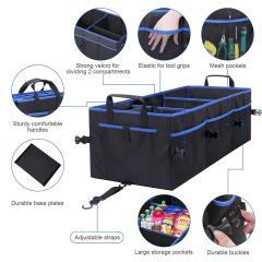 Kofferraum-Organizer für Vorder- oder Rücksitz mit isolierter Kühlbox