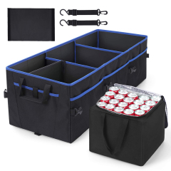 Kofferraum-Organizer für Vorder- oder Rücksitz mit isolierter Kühlbox