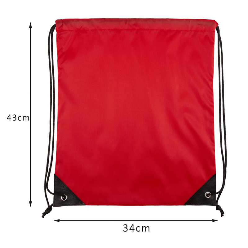 Wholesale Promotional Custom Waterproof Gym Draw String Polyester Bags Sport Nylon Backpack Drawstring Bag