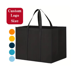 Sac d'épicerie réutilisable en tissu non tissé de haute qualité, grand et écologique, pour le marché des cadeaux