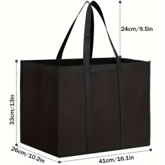 Sac d'épicerie réutilisable en tissu non tissé de haute qualité, grand et écologique, pour le marché des cadeaux