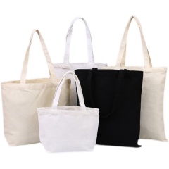 Индивидуальные многоразовые экологические сумки для покупок из холщовой сумки с принтом из органического хлопка
