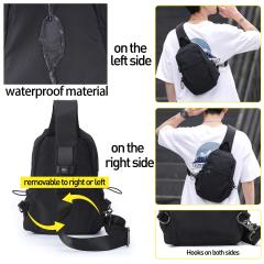 Günstige Großhandel Neue Custom Crossbody Brusttasche Männer Hohe Qualität Schulter Brust Sling Bag