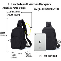 Cheap Wholesale New Custom Crossbody Chest Bag Men High Quality Shoulder Chest sling Bag