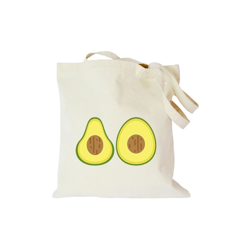 High quality custom reusable printing shopping tote bag waxed cotton bag