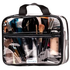 Voyage Portable clair Transparent PVC étanche soins personnels maquillage organisateur sacs à cosmétiques